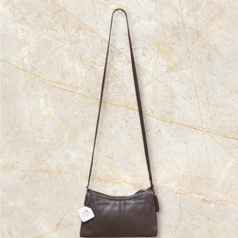 Vintage Coach Soho Small Mahogany  Zip 4104 - Picture 10 of 16